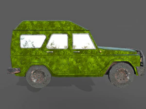 uaz hunter 3D Model