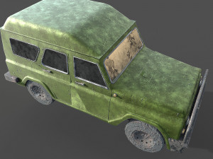 uaz hunter Modello 3D