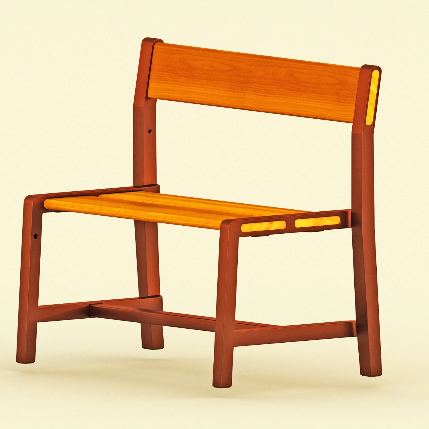 bench 3D Model .c4d .max .obj .3ds .fbx .stl .blend 