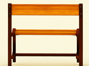 bench 3D-Modell