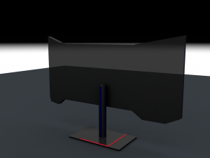 sci fi monitor Modelo 3D