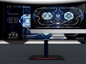 sci fi monitor Modelo 3D