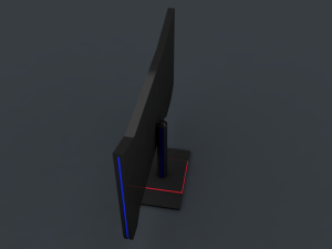 sci fi monitor Modelo 3D
