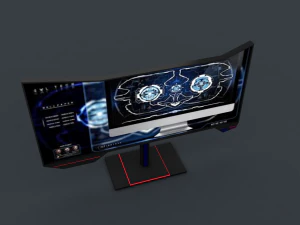 sci fi monitor 3D Model