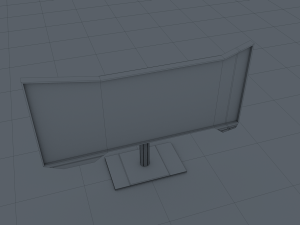 sci fi monitor Modelo 3D