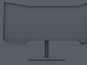sci fi monitor Modelo 3D