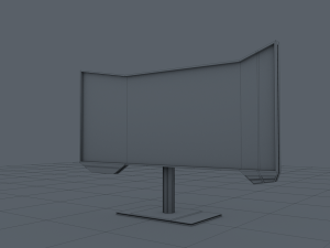 sci fi monitor Modelo 3D