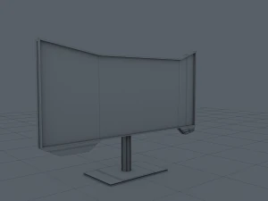 sci fi monitor 3D Model