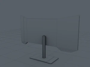 sci fi monitor 3D Model
