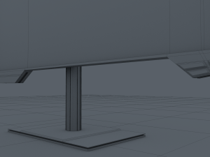 sci fi monitor Modelo 3D