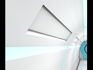 sci fi corridor 3D Model