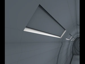 sci fi corridor 3D Model