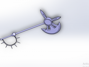 divine axe rhitta 3D Print Model