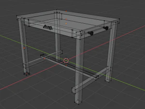 table from ikea - nordviken 3D Model