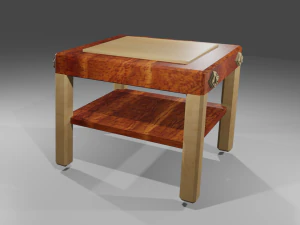 football style chess table 3D Model