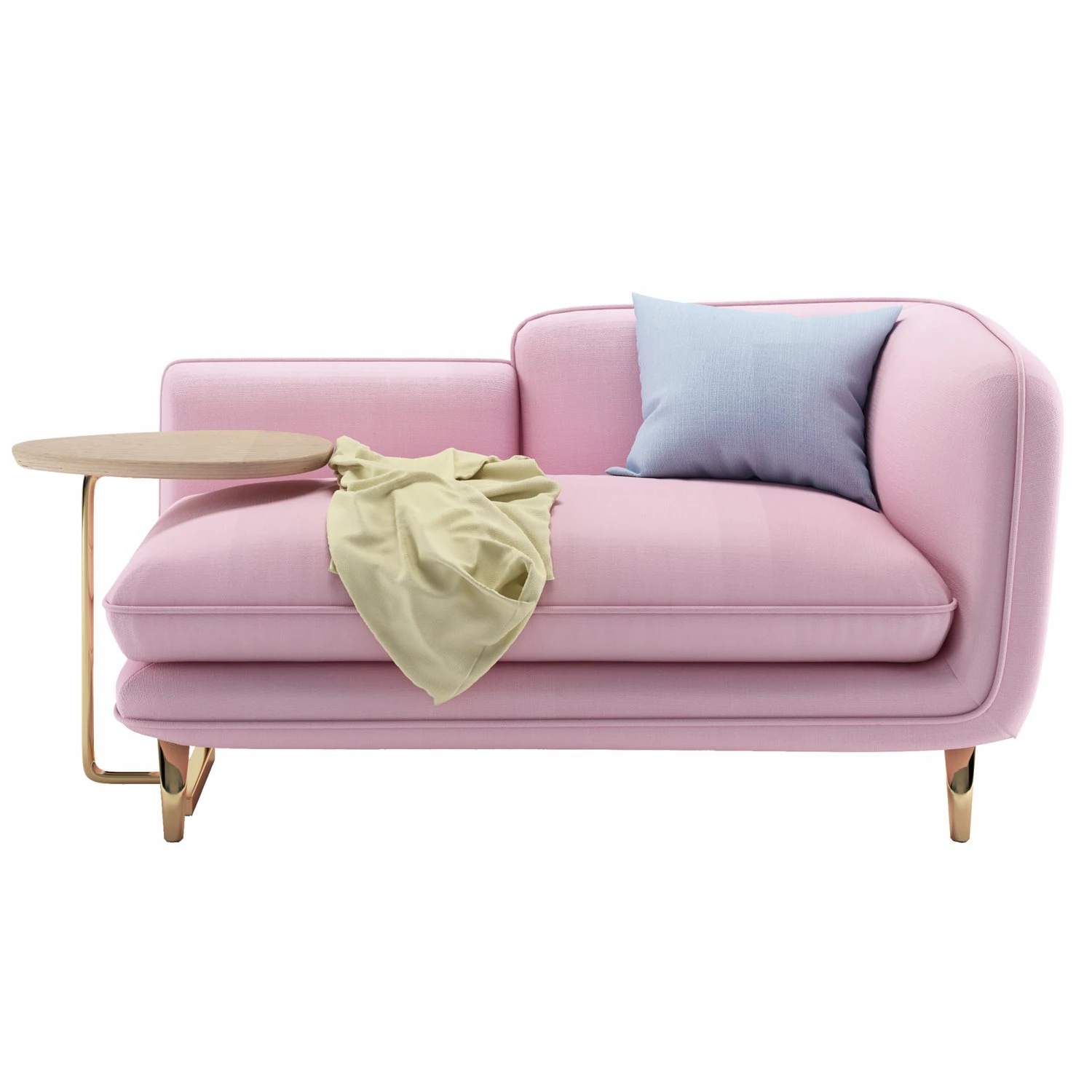 loveseat homary 3D Model .c4d .max .obj .3ds .fbx .stl .blend