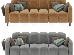 хохолковий диван homary 3D Модель