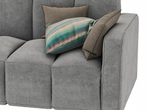 tufted sofa homary 3D Модель