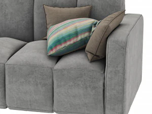 tufted sofa homary 3D Model