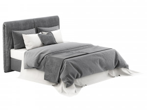 boxspring seaspray bed 3D-Modell