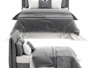 boxspring seaspray bed Modèle 3D