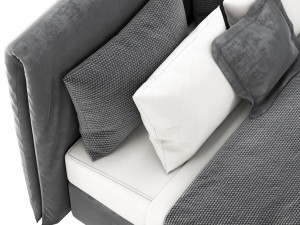 boxspring seaspray bed Modèle 3D