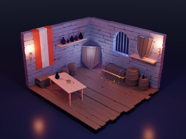 bounty hunters house 3D Model .c4d .max .obj .3ds .fbx .stl .blend 