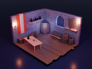 bounty hunters house 3D Model