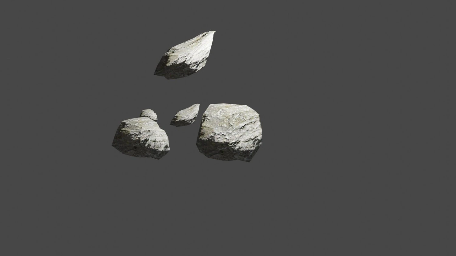 small rock 3D Model .c4d .max .obj .3ds .fbx .stl .blend 
