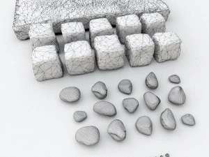 stone set 3D Model