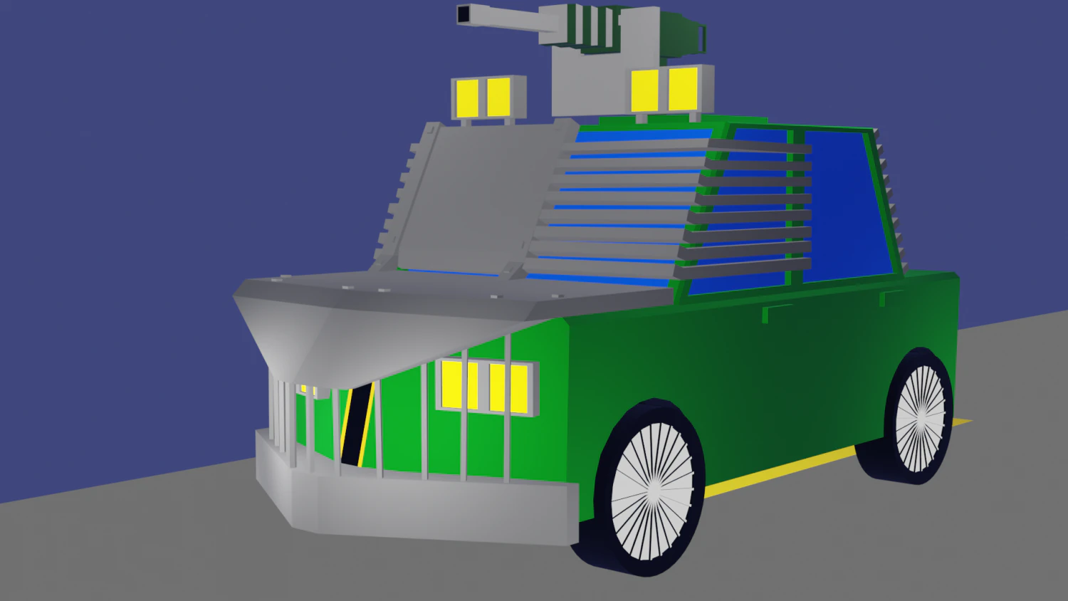 antizomibemachine 3D Model .c4d .max .obj .3ds .fbx .stl .blend 