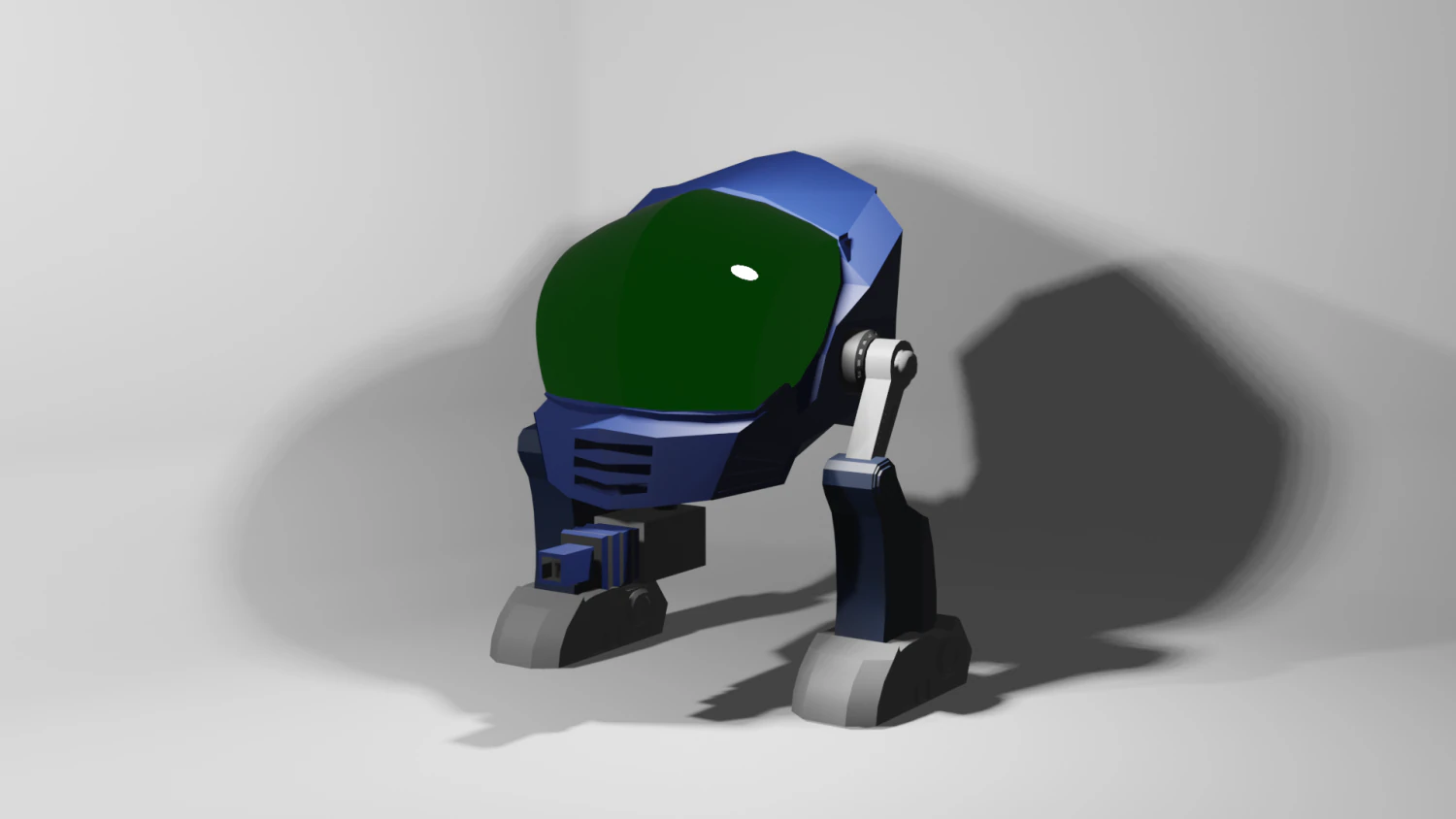combat robot 3D Model .c4d .max .obj .3ds .fbx .stl .blend 