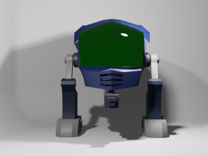 combat robot Model 3D