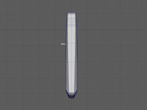 futuristic pistol 3D Model