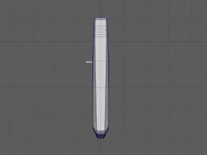 futuristic pistol 3D Model