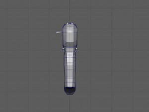 futuristic pistol 3D Model