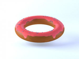 donut Modelo 3D