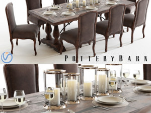 pottery barn lorraine callahan Model 3D
