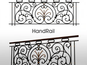 corrimão Modelo 3D