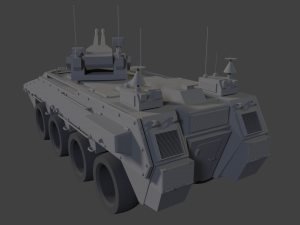 armored personnel carrier Model 3D
