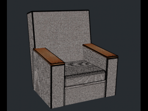 armchair 3Dモデル
