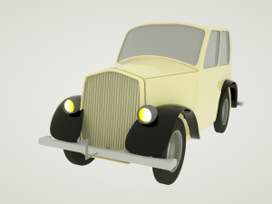 very old car 3D Model