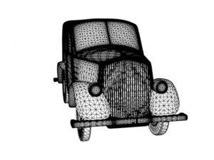 very old car Model 3D