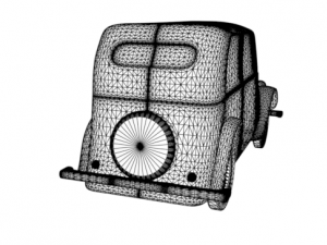 very old car Model 3D