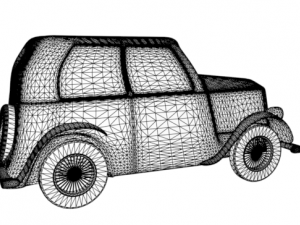 very old car Model 3D