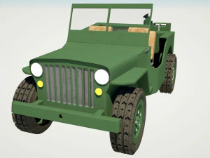 jeep willys 3D Model