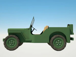jeep willys 3D Model