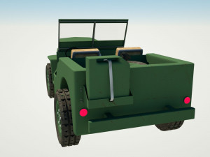 jeep willys 3D 模型
