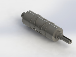 kf94 fish mask cylinder 3D Model