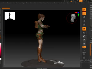 tomb raider lara croft 3D Print Model